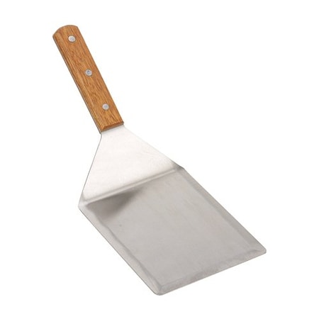Browne Foodservice Turner , 5"X6"Blade, Ss/Wood, Hd 574318